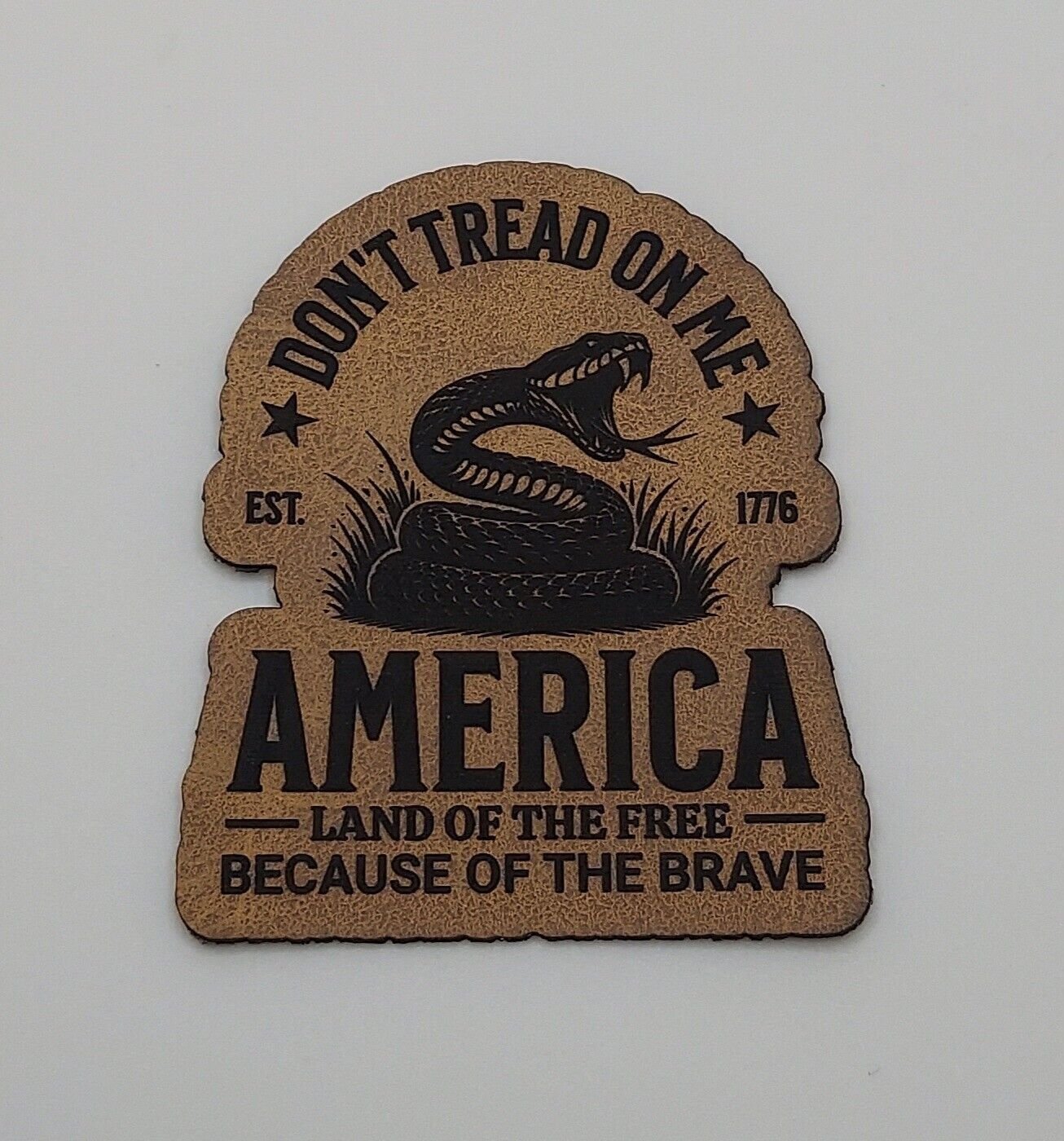 Twisted Racks Leather Patch