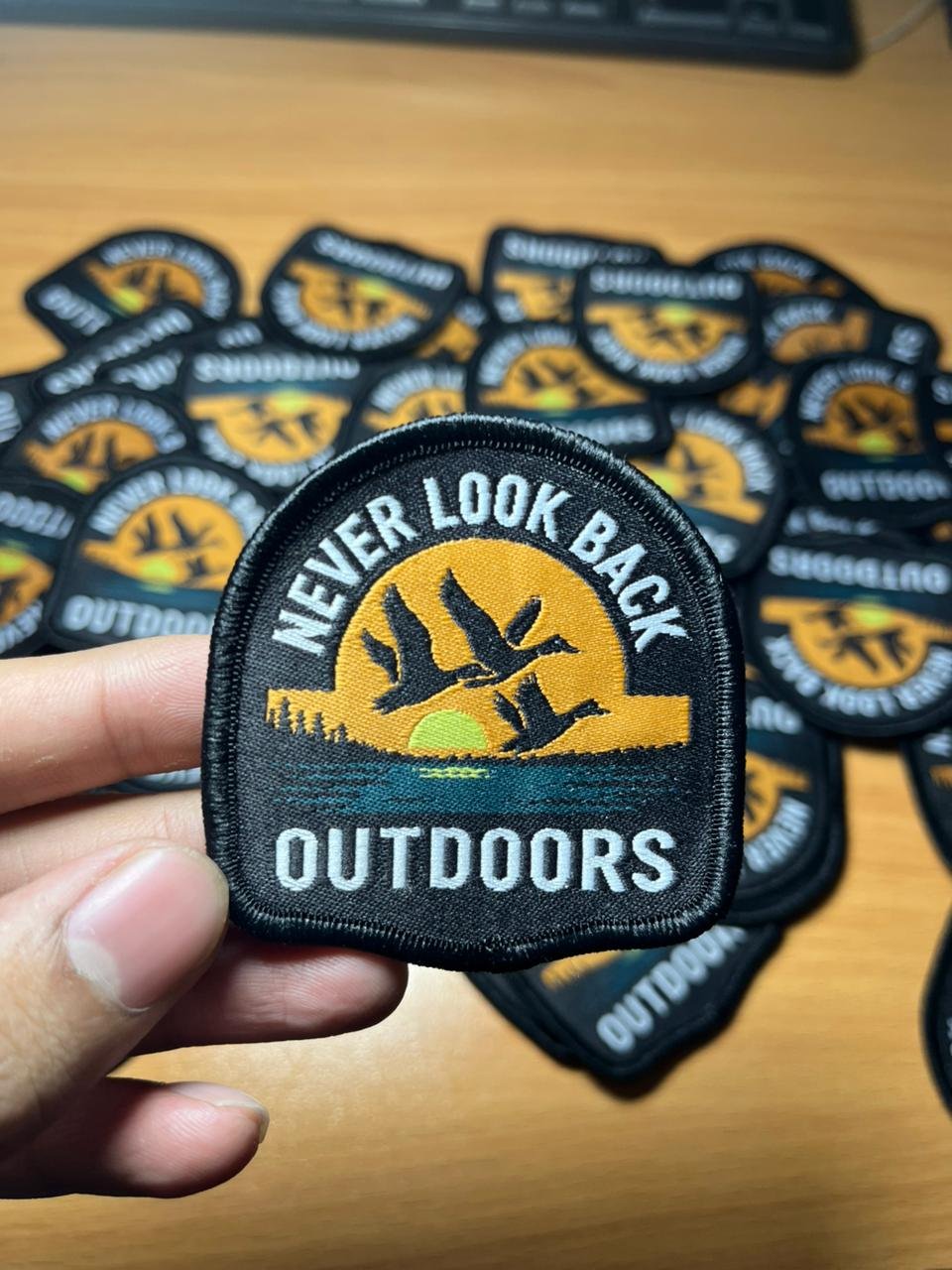 Uss Woven Patch with Velcro Backing 2