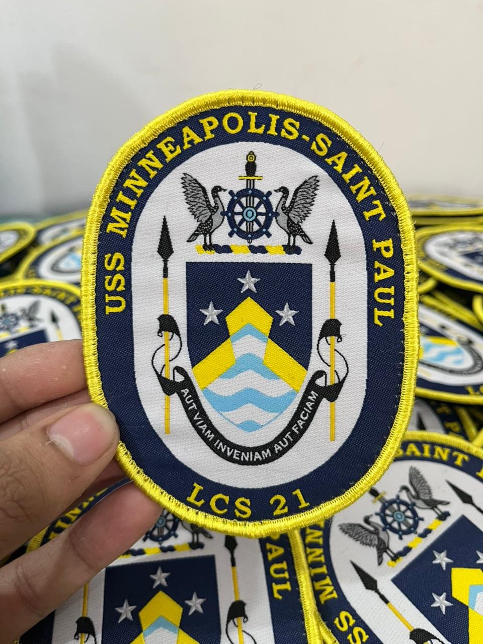 Fish woven Patch