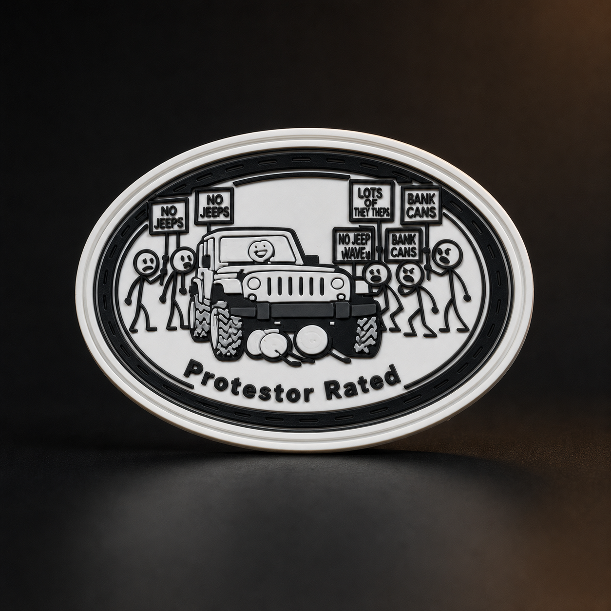 3D Custom PVC Rubber Patch