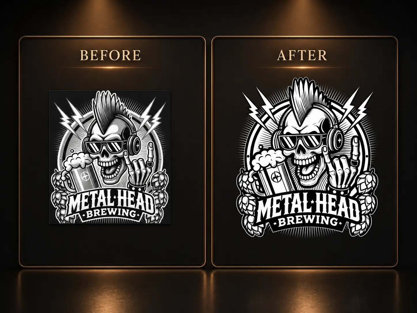 Mascot Logo Vector Cleanup Design