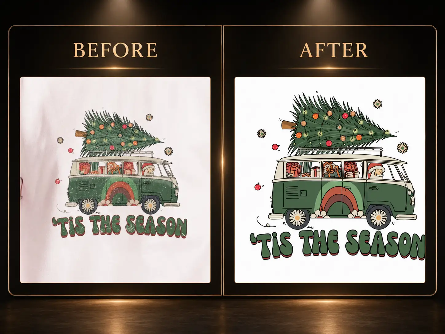 Clean Vector Graphic Cleanup Sample