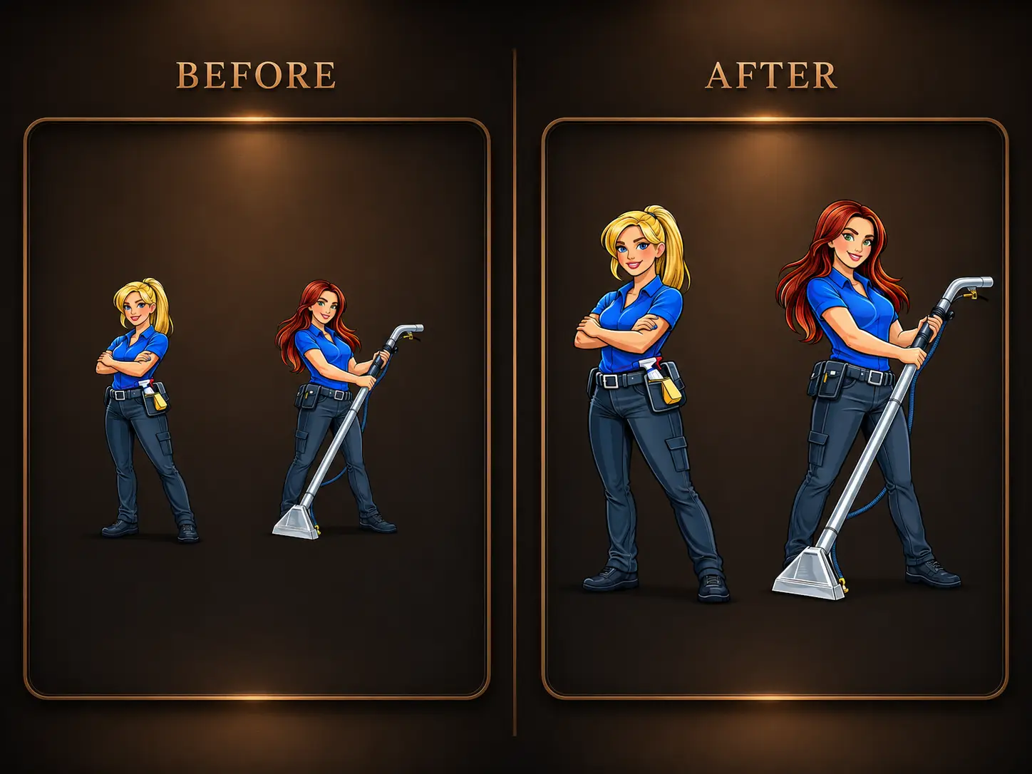 Detailed Illustration Vectorization Sample