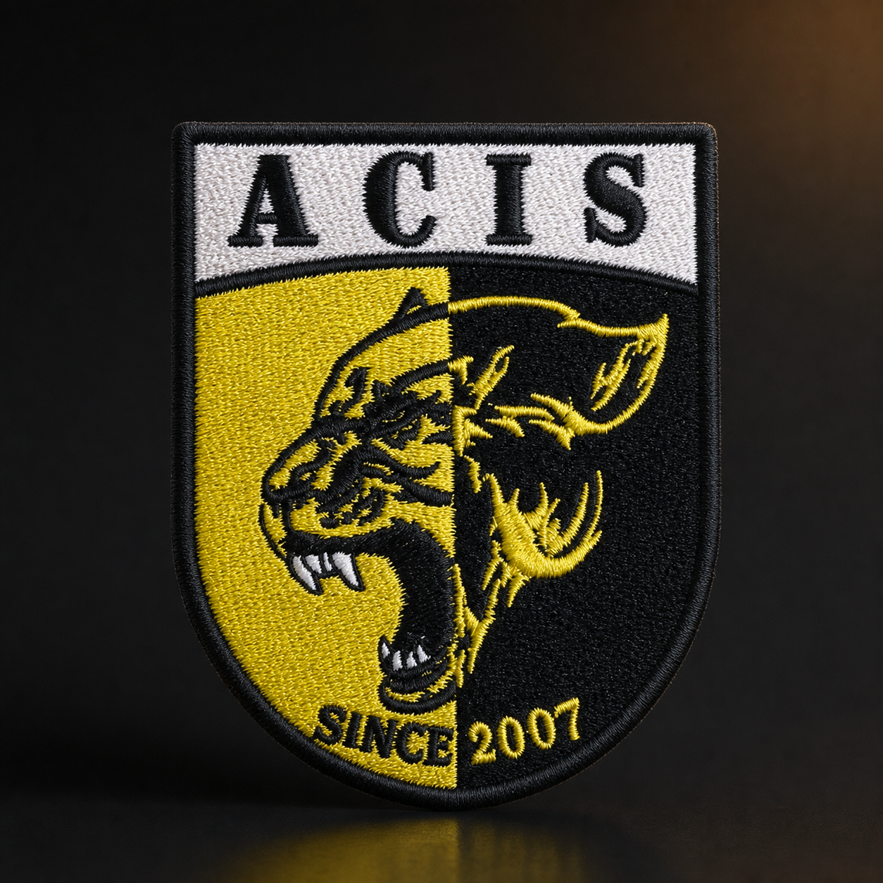 Cop badge stitched design premium custom patches