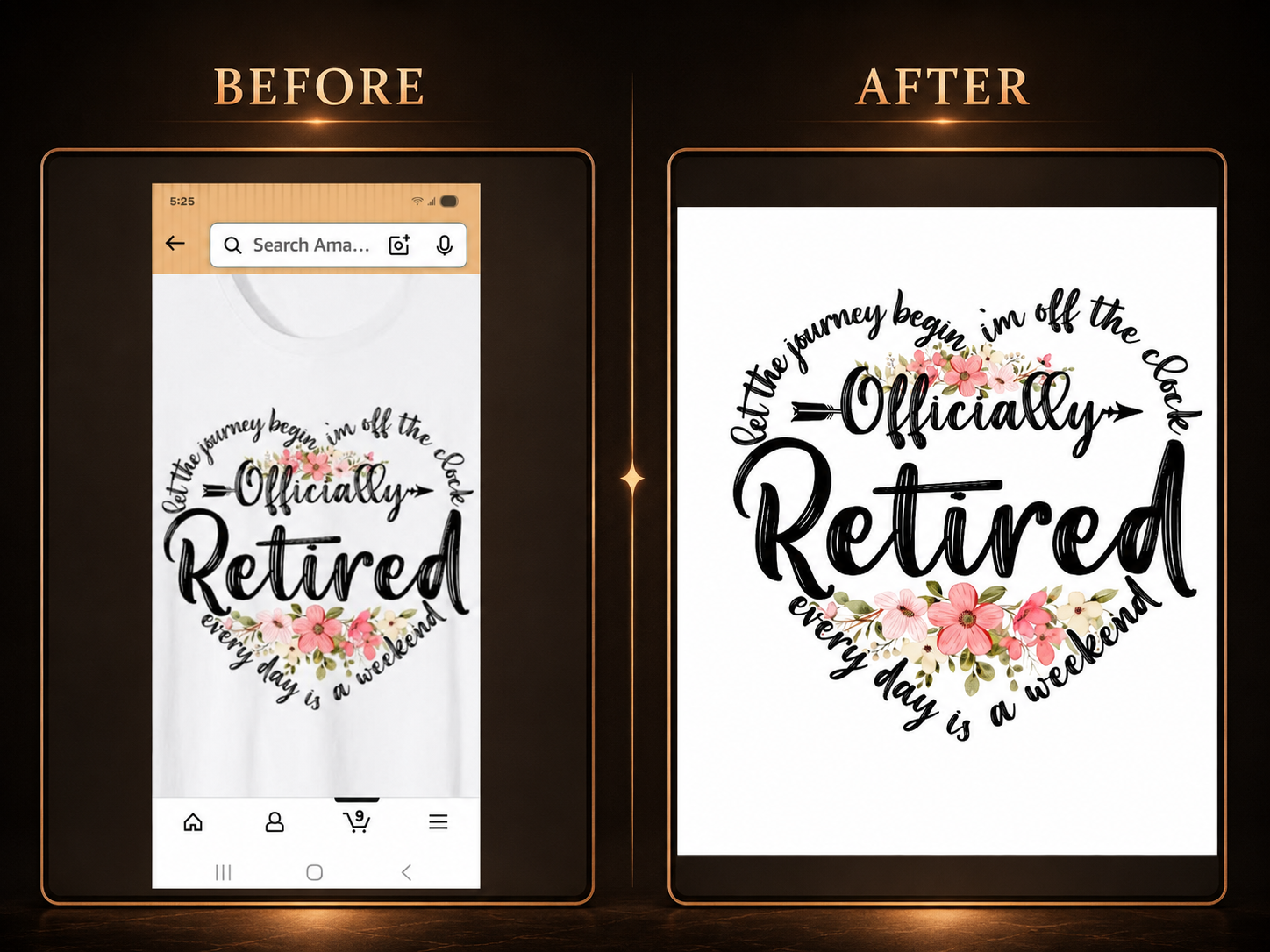 Print-ready vector conversion for commercial apparel