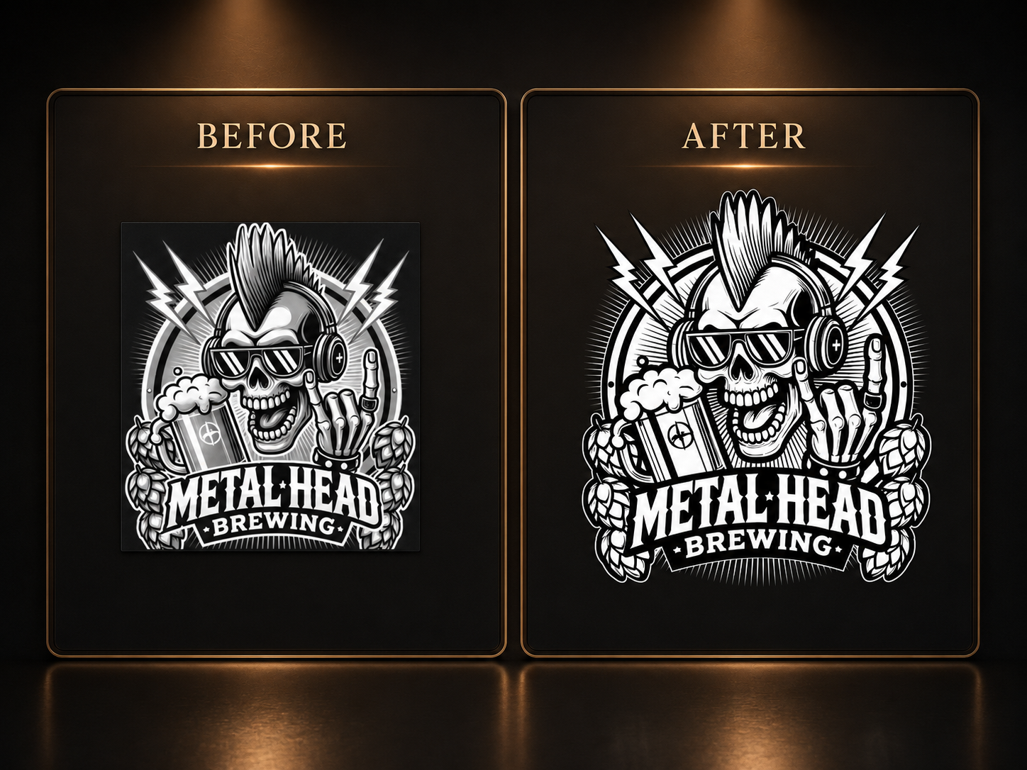 Mascot logo vector cleanup design preview