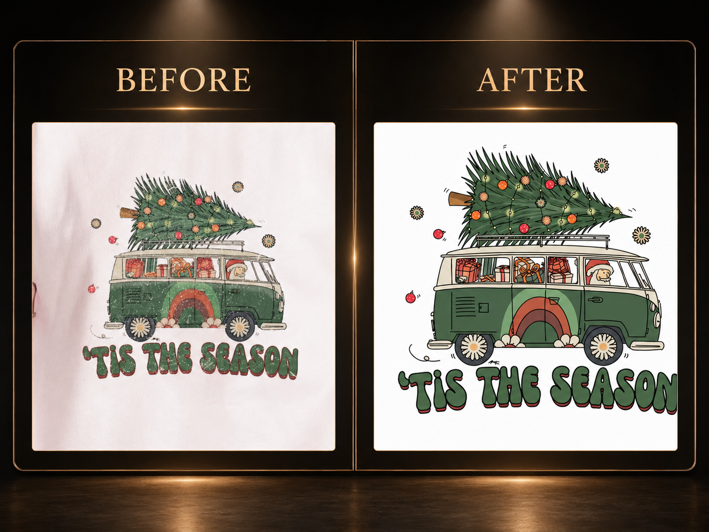 Clean graphic vector cleanup sample